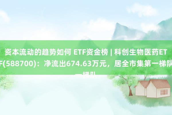 资本流动的趋势如何 ETF资金榜 | 科创生物医药ETF(588700)：净流出674.63万元，居全市集第一梯队