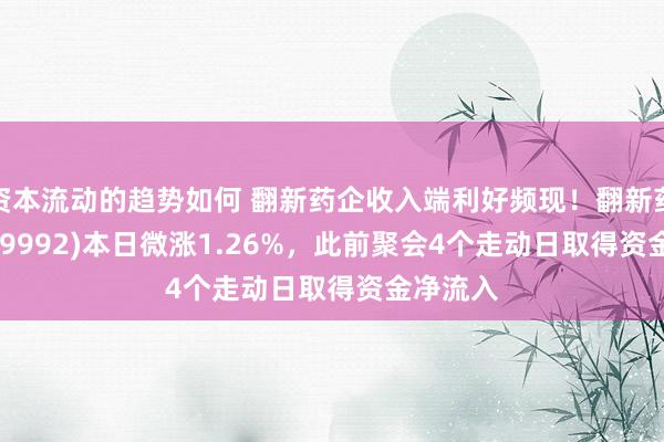 资本流动的趋势如何 翻新药企收入端利好频现！翻新药ETF(159992)本日微涨1.26%，此前聚会4个走动日取得资金净流入