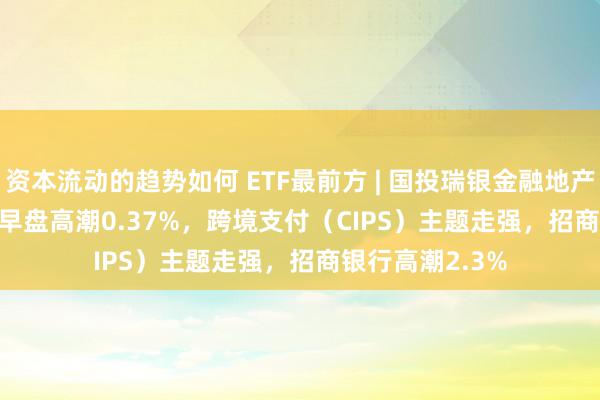 资本流动的趋势如何 ETF最前方 | 国投瑞银金融地产ETF(159933)早盘高潮0.37%，跨境