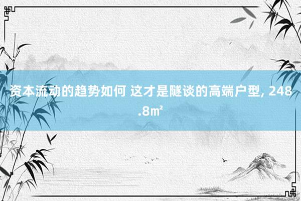 资本流动的趋势如何 这才是隧谈的高端户型, 248.8㎡